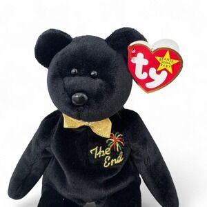 Y2K "The End" World Ending TY Beanie Baby with Rare Tag Errors